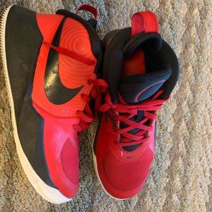 Red Nike sneakers
